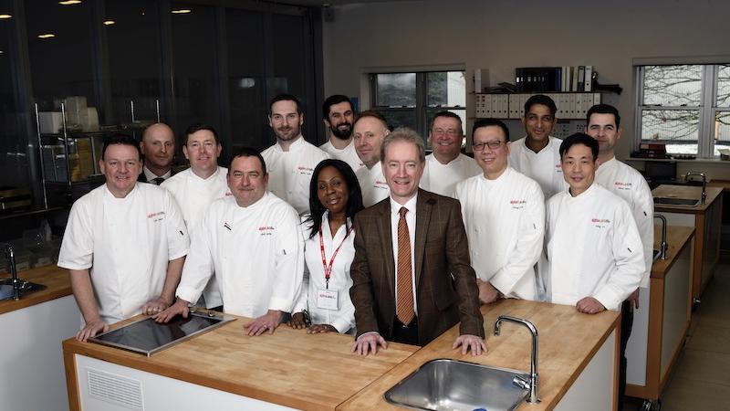 Colin Talbot with Alpha LSG Culinary Development Team