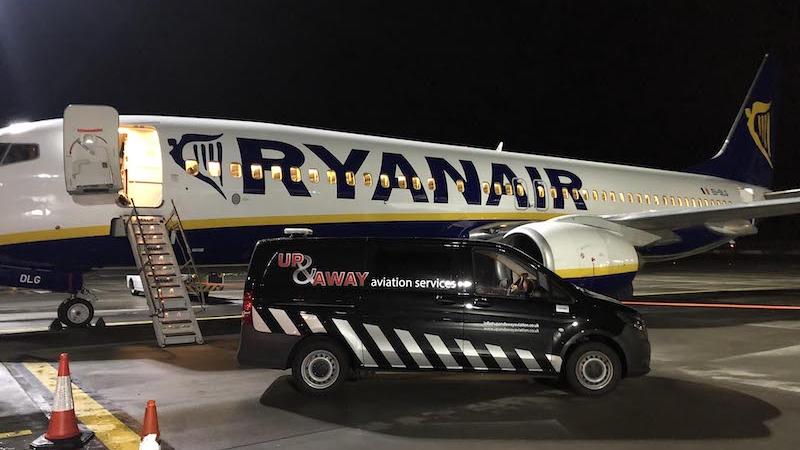 Up & Away Aviation Services with Ryanair
