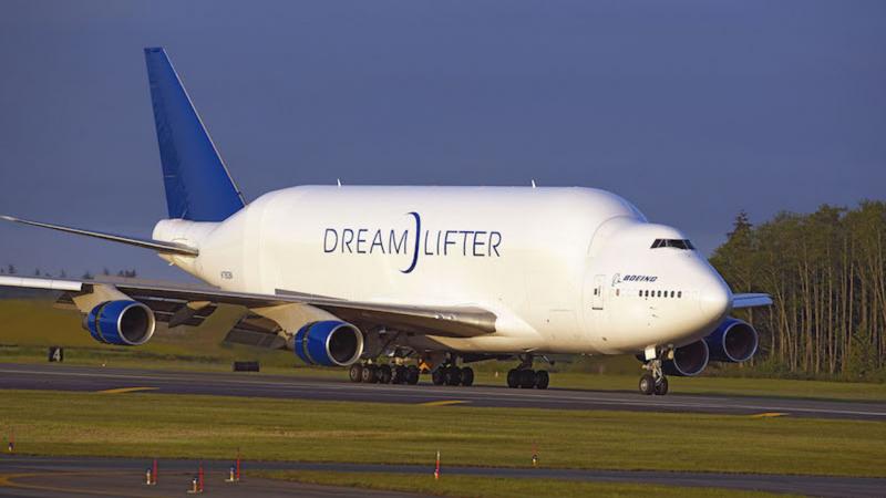Boeing Dreamlifter and 787 Body Sections arrival in Everett, Boeing staff cuts