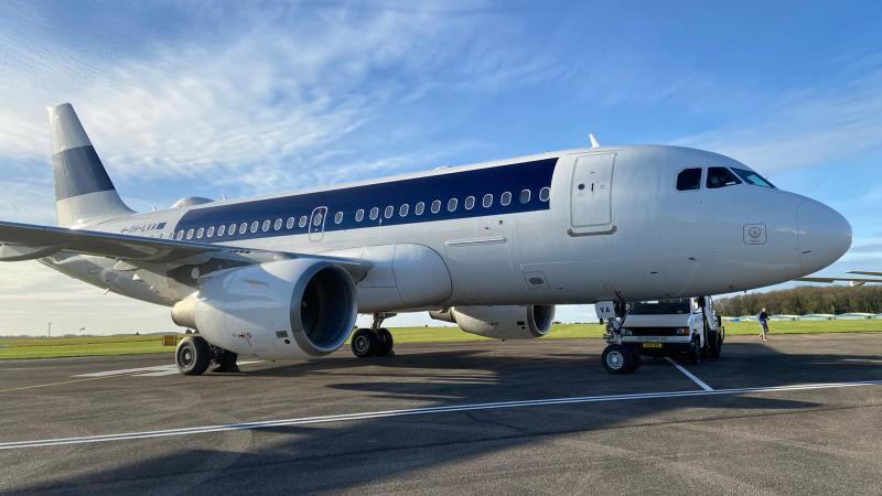 One of Finnair’s A319s is the first to be disassembled under the new partnership