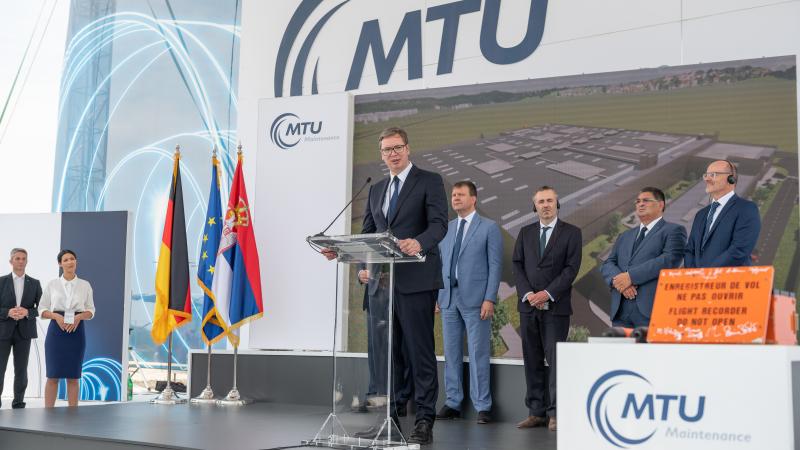 Serbia’s president Aleksandar Vučić