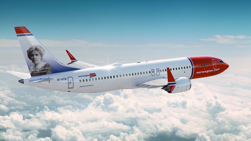 Norwegian 737Max aircraft