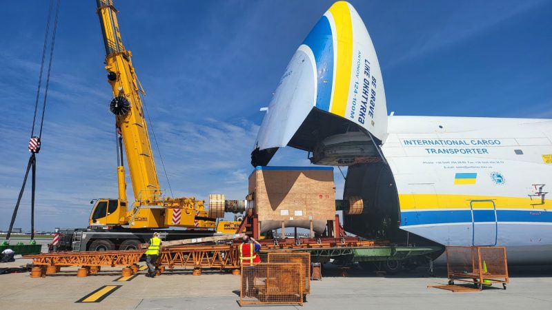 ANTONOV AIRLINES PERFORMED URGENT TRANSPORTATION OF ROTOR FOR POWER PLANT FROM USA TO JAPAN