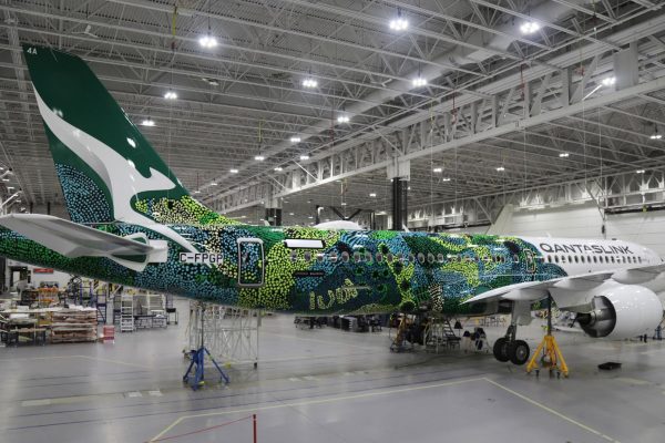 QantasLink’s first brand new Airbus A220 aircraft has rolled out of the paint shop at Airbus’ facility in Mirabel, Canada, marking a significant milestone in the Qantas Group’s fleet renewal programme.