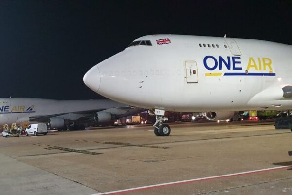 British all-cargo airline One Air has taken delivery of its second Boeing 747-400 freighter.