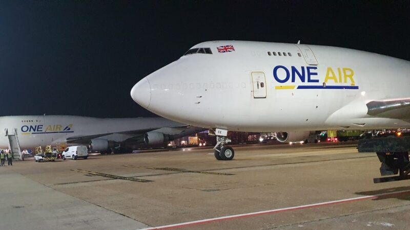 British all-cargo airline One Air has taken delivery of its second Boeing 747-400 freighter.
