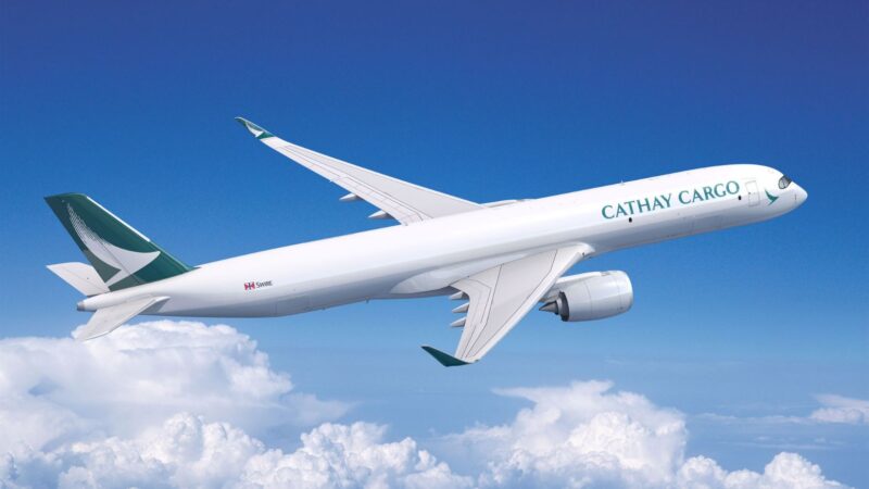 Cathay Cargo has placed an initial firm order with Airbus for six A350F freighters and has secured the right to acquire 20 more aircraft.