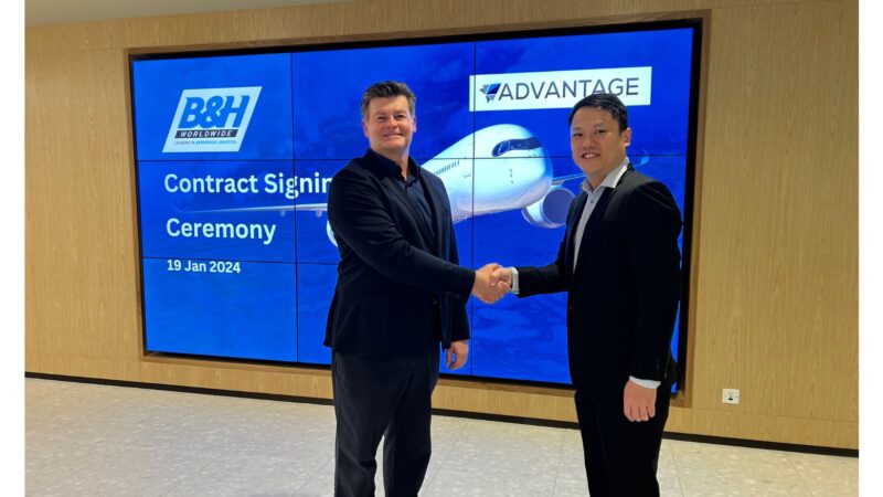 Aerospace logistics company B&H Worldwide has signed a three-year exclusivity deal with Advantage Future Tech (AFT) to manage its inventory and shipping services in the US. 
