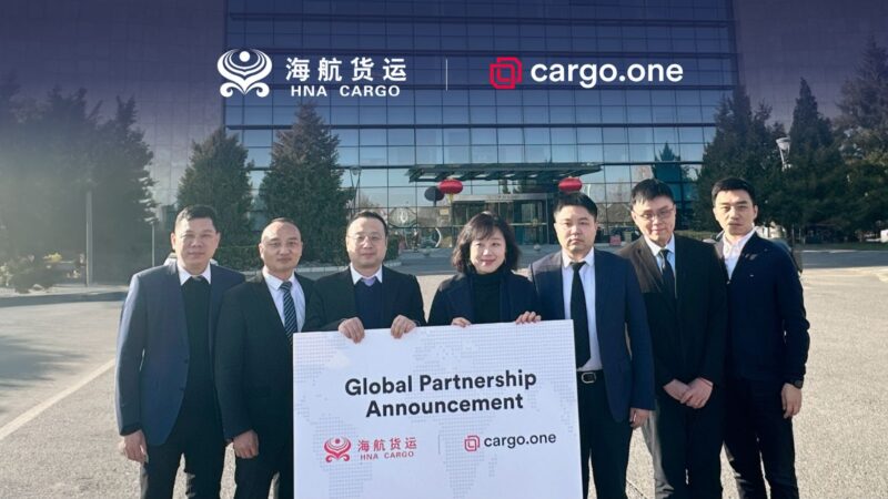 HNA Cargo, a Chinese air logistics group, has joined forces with digital booking platform cargo.one to provide freight forwarders in 107 markets with access to its air cargo capacity.