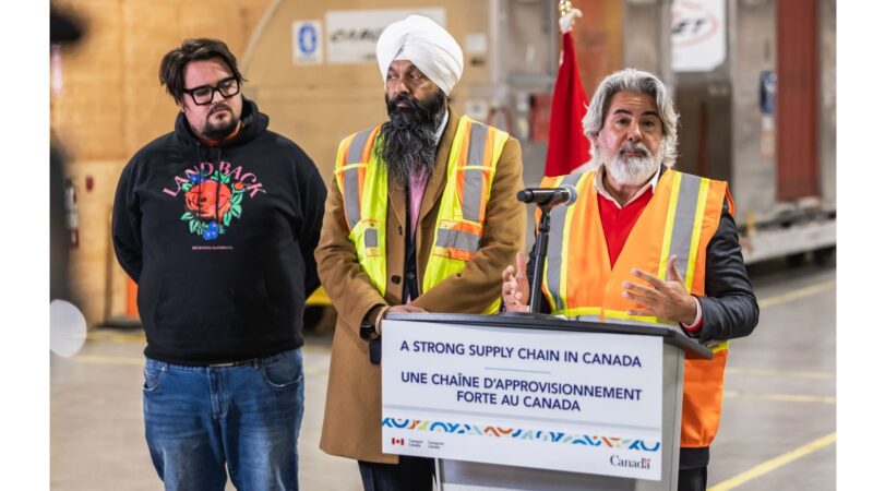 Vancouver International Airport (YVR) has welcomed the Government of Canada's announcement of new federal funding for cargo development at the airport.