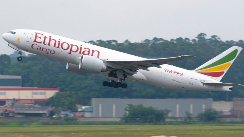 Africa’s largest carrier, Ethiopian Airlines, has secured a loan agreement that will finance two Boeing 777 freighters.