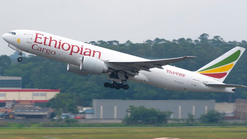 Africa’s largest carrier, Ethiopian Airlines, has secured a loan agreement that will finance two Boeing 777 freighters.