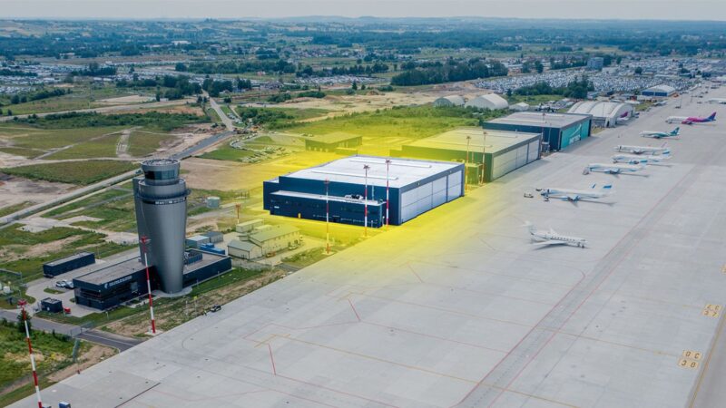 Katowice Airport's new hangar