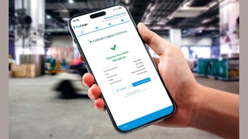 Cathay Cargo Terminal has selected PayCargo's ePayment solution to provide a streamlined and seamless payment process for cargo collection.