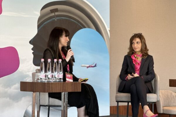 Yvonne Moynihan (L) and Charlotte Pedersen (Pic: Wizz Air)