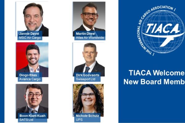 The International Air Cargo Association (TIACA) has announced that six new members have been appointed to serve on its board of directors ensuring effective representation across the industry.