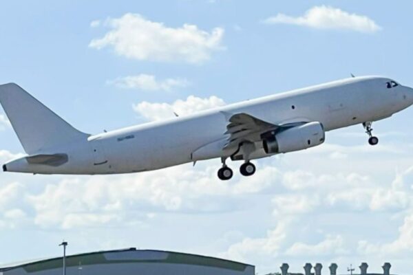 Cairo-based Sky Vision Airlines has received the world's second A320P2F, delivered by Vaayu Group.