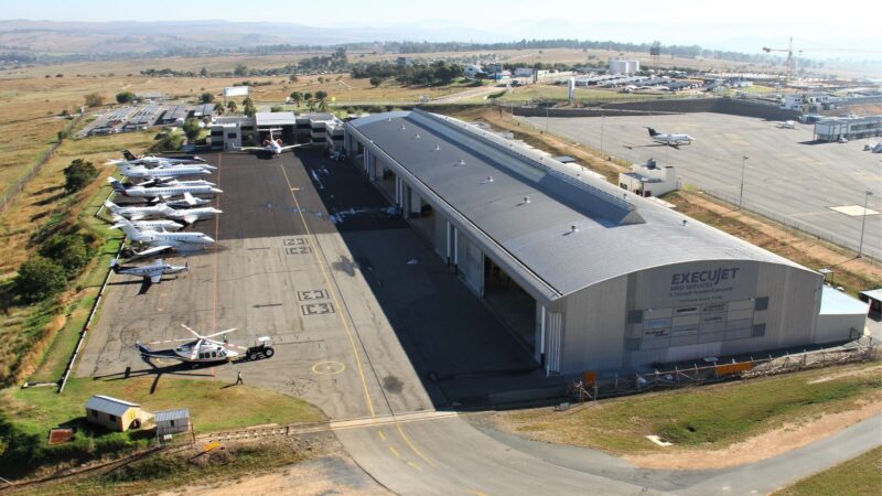 ExecuJet MRO Services South Africa, a Dassault Aviation subsidiary, is on track to break its airframe heavy maintenance record this year.