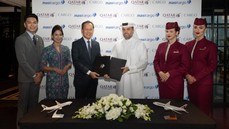 Qatar Airways Cargo and MASkargo have signed a comprehensive Memorandum of Understanding for joint cargo business operations