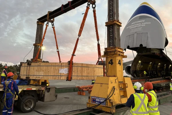 Antonov transports time-critical oversized equipment from Italy and Brazil to Chile