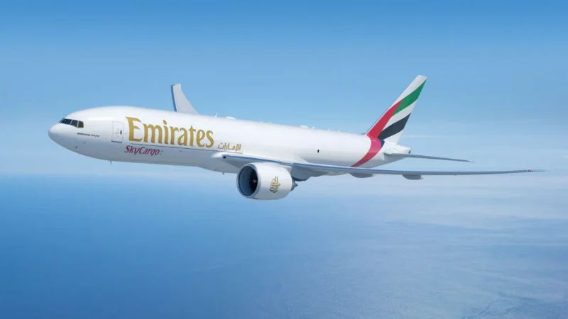 Emirates SkyCargo has placed an order for five additional Boeing 777 freighters for delivery between 2025 and 2026.