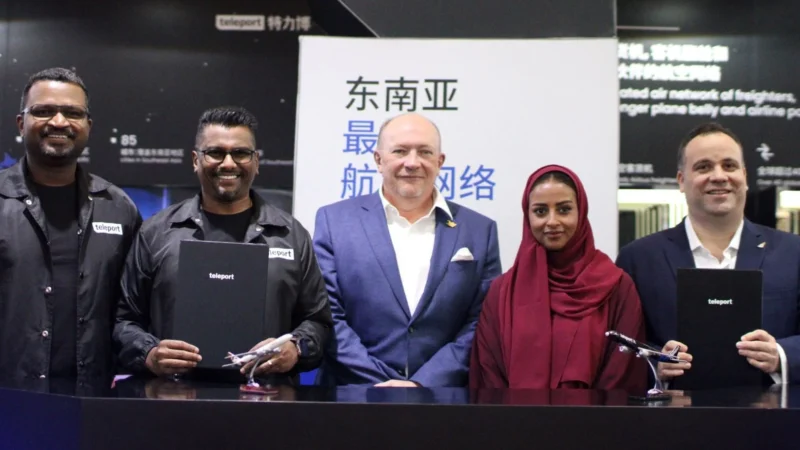 Integrated logistics provider, Teleport, and Etihad Cargo are joining forces to boost cargo capacity and frequency on their respective cargo networks between Southeast Asia and the Middle East.