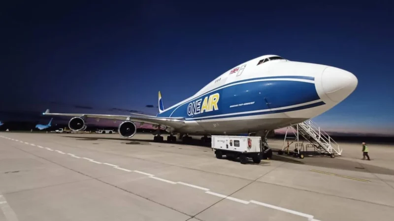 British cargo airline One Air has added a third Boeing 747 freighter to its fleet which is on a five-year lease from AeroTransCargo FZE.