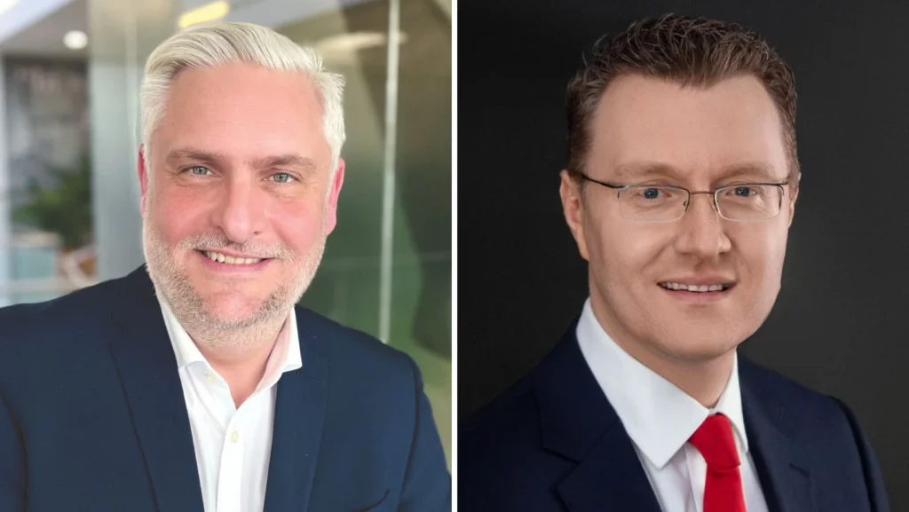 AJW Group’s chief commercial officer, ScottSymington and Richard Brown, managing
director of NAVEO Consultancy