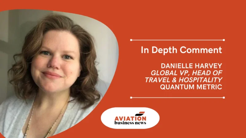 Danielle Harvey, global vice president, head of travel and hospitality strategy at Quantum Metric, says adopting Gen AI in the airline industry can unlock operational efficiency and enhance customer experience, but it requires clear objectives and thoughtful strategy to avoid potential risks.