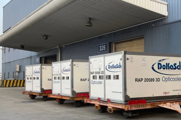 Temperature-controlled packaging solutions provider DoKaSch Temperature Solutions has launched a new Opticooler® station at Shanghai Pudong International Airport.