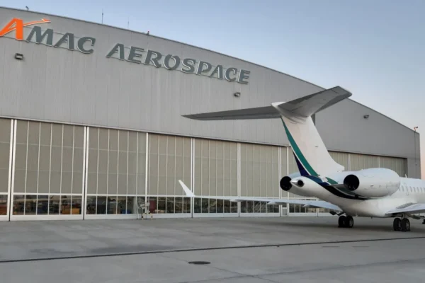 MRO provider AMAC Aerospace has completed maintenance checks on a Bombardier Global 5000.