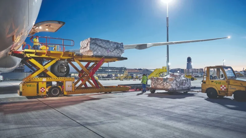 Vienna Airport cargo activity