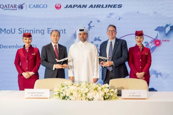 Qatar Airways Cargo has signed a Memorandum of Understanding (MoU) with Japan Airlines (JAL) to strengthen their partnership and enhance their product offerings to cargo customers.
