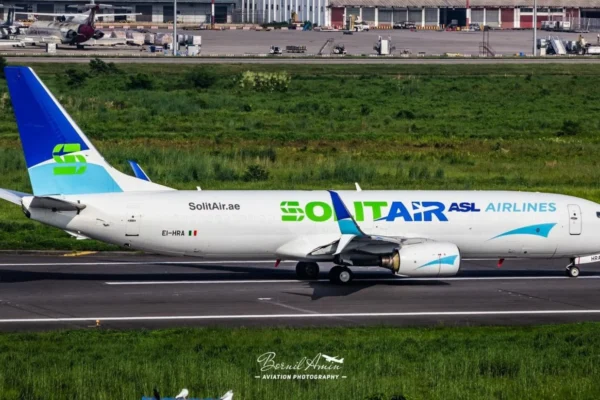 SolitAir Boeing 737-800 freighter.