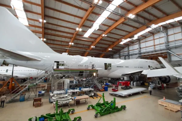 MRO provider AMAC Aerospace has completed maintenance work on a Boeing B747-8 for a long-term customer.