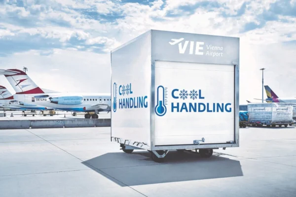 With a total of 4,238 tonnes in 2024, Vienna Airport achieved a new all-time high in pharma handling (up 15.3 %).
