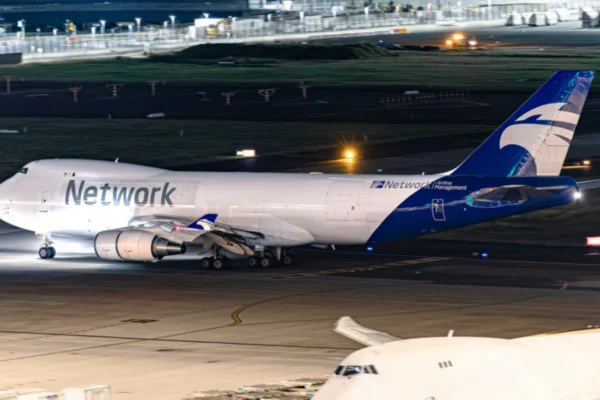 Network Airline Management's new B747F aircraft.