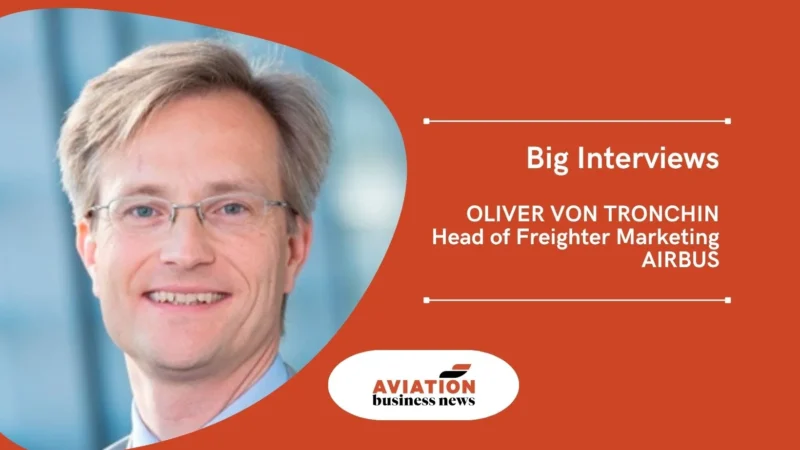 Oliver von Tronchin, head of freighter marketing at Airbus
