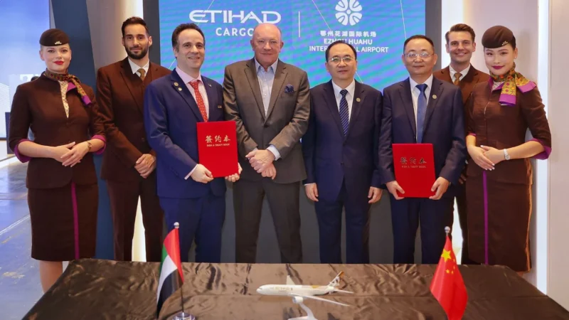 As part of its commitment to expand access across Asia-Pacific and unlock greater trade potential between China and global markets, Etihad Cargo has signed a strategic cooperation agreement with Ezhou Huahu Airport.