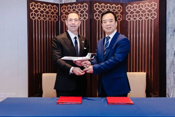 ExecuJet Haite Aviation Services China Co., Ltd. (ExecuJet Haite) and Shanghai Starjet Business Aviation Co., Ltd. (Starjet) have signed an agreement that will see them work together to benefit their customers, their companies, and the China business aviation industry.