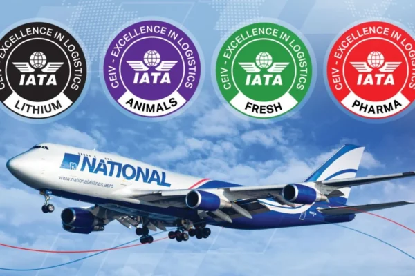 National Airlines has achieved a major milestone in air cargo compliance and operational excellence by securing all four of the International Air Transport Association’s (IATA) Center of Excellence for Independent Validators (CEIV) certifications.