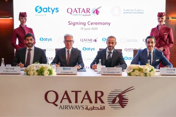 Qatar Airways has signed a strategic agreement with Barzan Holdings and Satys Aerospace to establish a cutting-edge widebody aircraft painting facility at Dukhan Air Base.