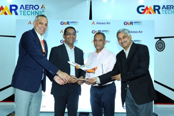 Airframe MRO firm GMR Aero Technic has signed a three-year agreement to provide base maintenance support for Akasa Air's Boeing 737 MAX fleet.