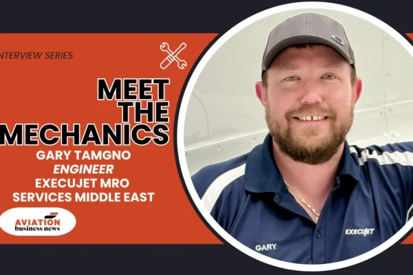 Gary Tamagno of ExecuJet MRO Services Middle East