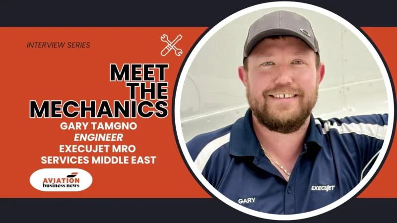 Gary Tamagno of ExecuJet MRO Services Middle East