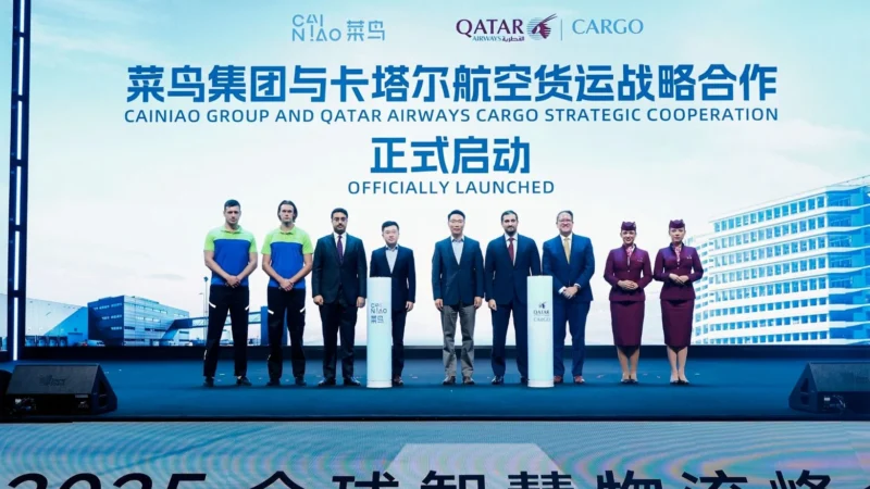 Qatar Airways Cargo and Cainiao have launched an expanded strategic partnership to accelerate cross-border e-commerce delivery.