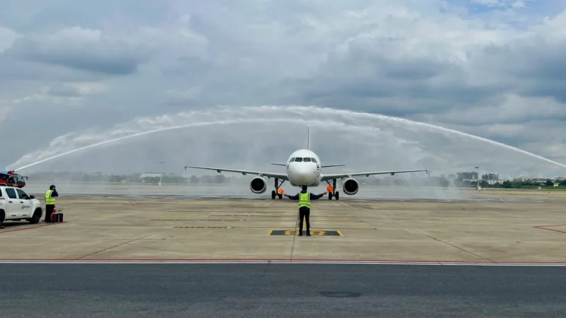 ACMI specialist airline, Thai SmartLynx, has reached a major milestone with the arrival of its first Airbus A320-200 at Don Mueang International Airport.