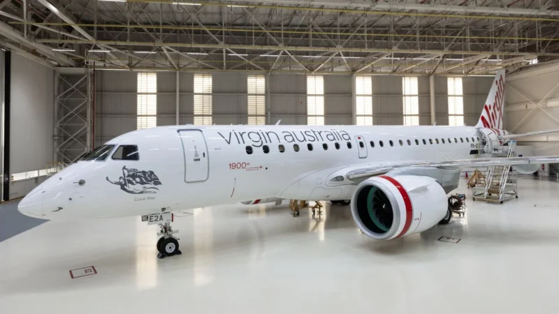 Azorra has delivered the first new Embraer E190-E2 twin-engine passenger aircraft to Virgin Australia, marking a new airline partnership for the lessor and the first Embraer E190-E2 to be operated by a major airline group in Australia.