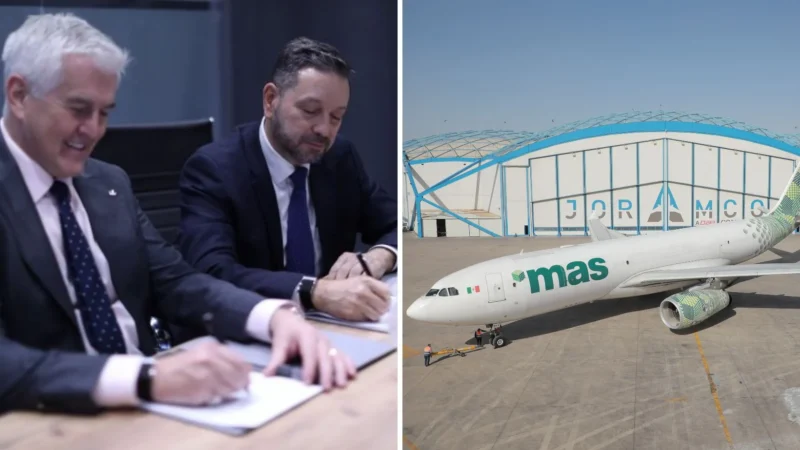 Amman-based aircraft MRO facility and engineering arm of Dubai Aerospace Enterprise (DAE), Joramco, has signed a maintenance agreement with Mexican cargo airline, mas.