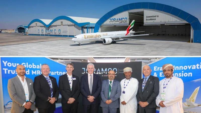 Joramco has signed two new agreements at the Dubai Airshow with Emirates and SalamAir.